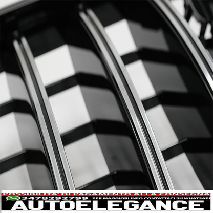 center grille suitable for mercedes s class coupe c217 facelift (2018-up) cabrio a217 facelift (2018-up) gt-r panamericana design chrome 