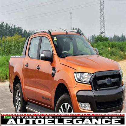 Roof Rack Suitable for Ford Ranger T6 T7 T8 Double Cab (2012-2020) Silver