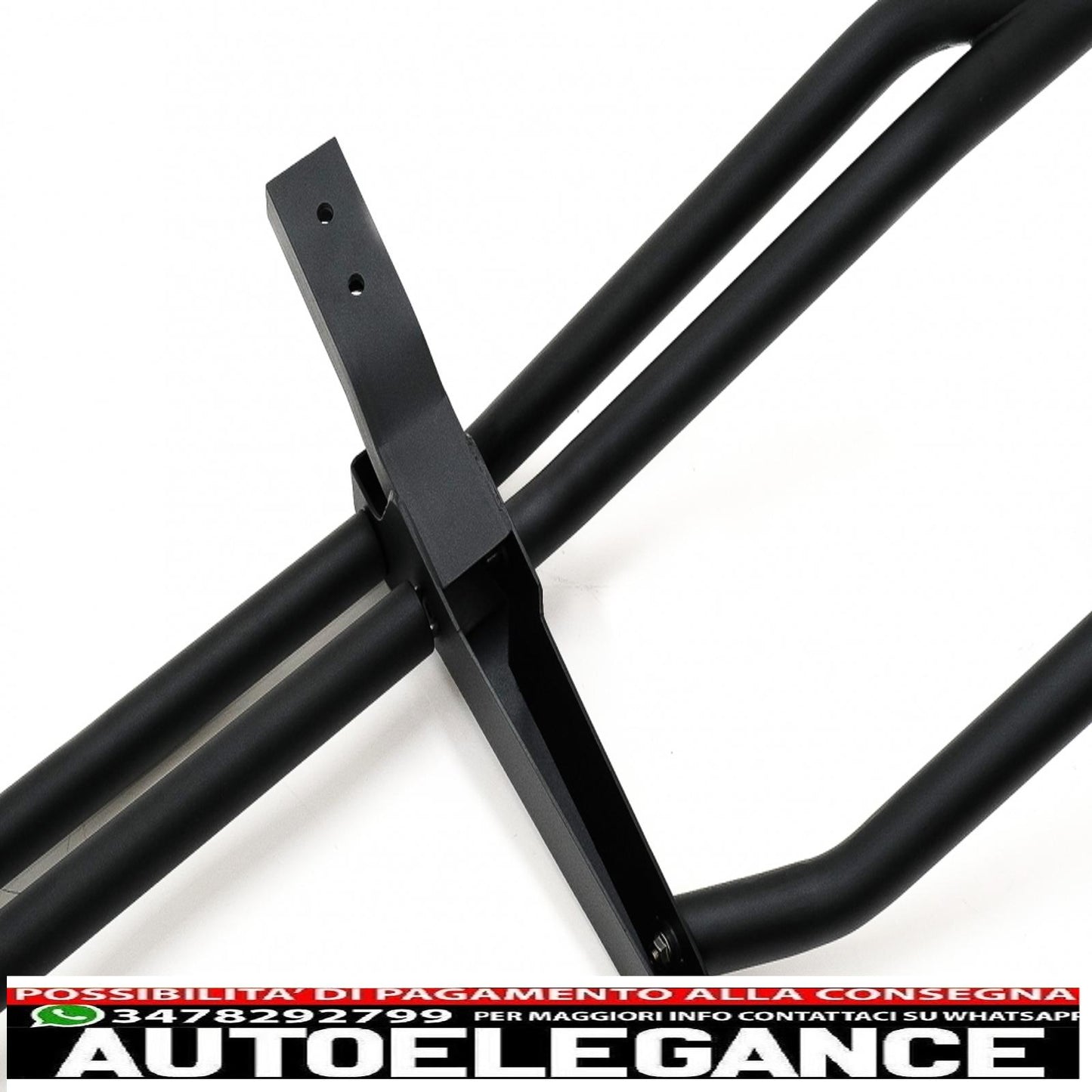 Front bumper protector bullbar suitable for mercedes g class facelift w463 g63 design (2018-2022) stainless steel piano black