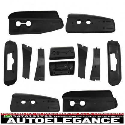 portapacchi mancorrenti sul tetto adatti per toyota land cruiser prado f j150 (2009-up) nero