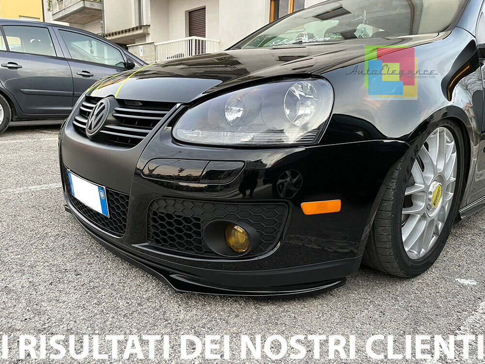 SPLITTER ANTERIORE ADATTO PER VW GOLF 5 MK5 2004-2008 LOOK SPORTIVO