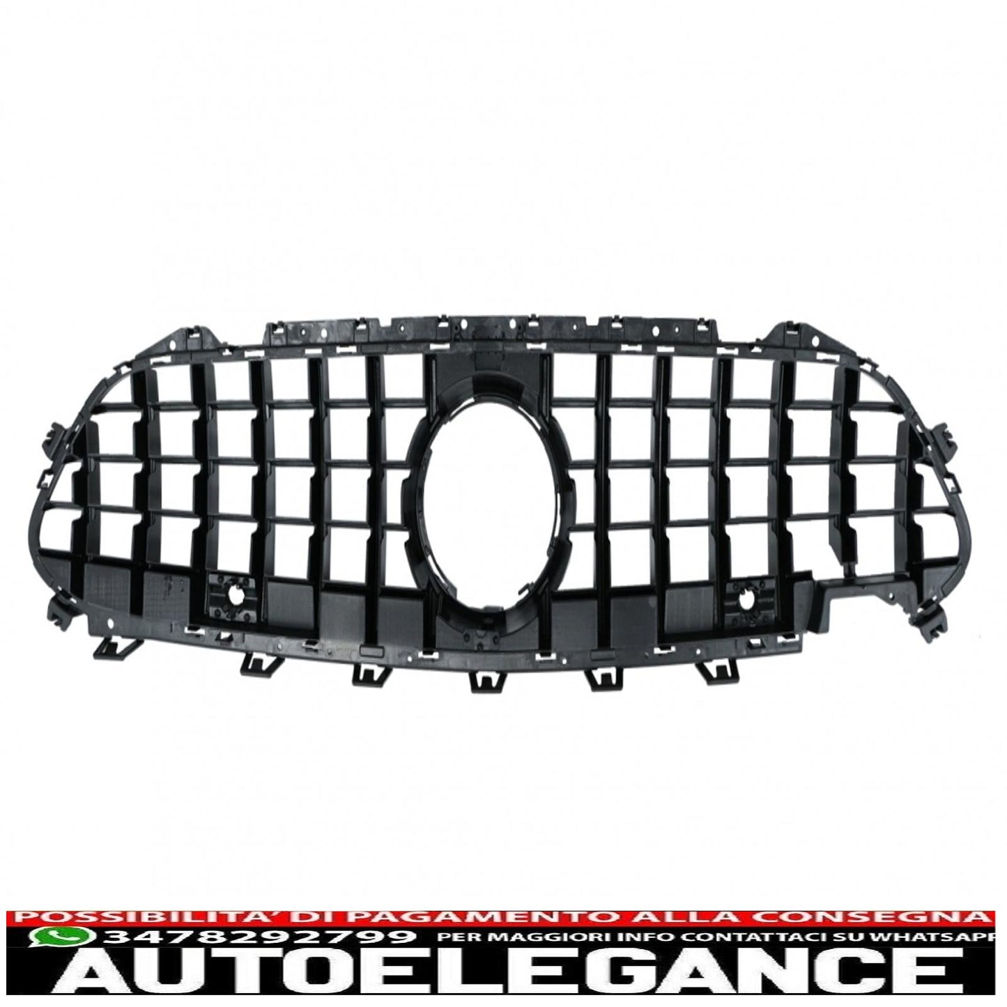 central grille suitable for mercedes cls class c257 (2018-up) panamericana gtr design all black