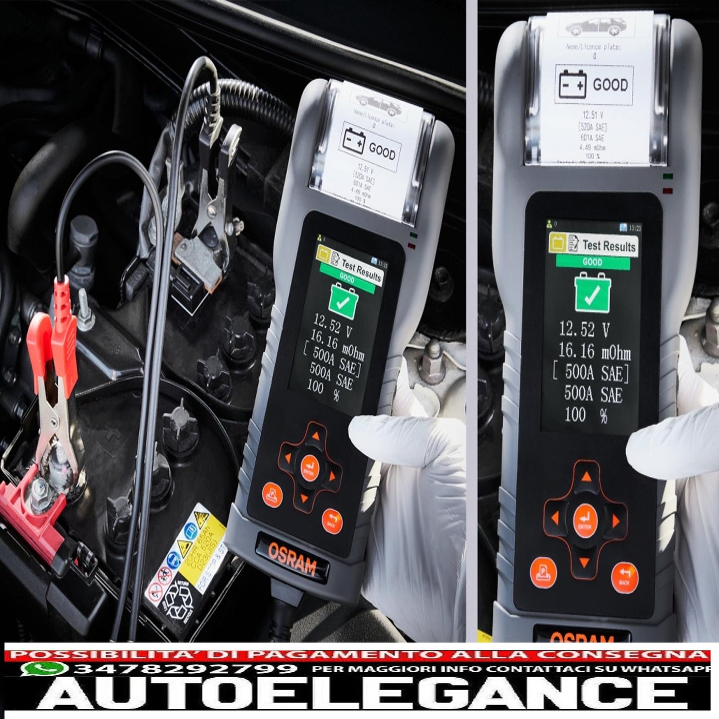 osram tester batteria analizzatore pro obattg900