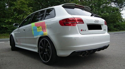 SPOILER SUITABLE FOR AUDI RS3 A3 8P 2004-2012 5D SPORTBACK RAW 