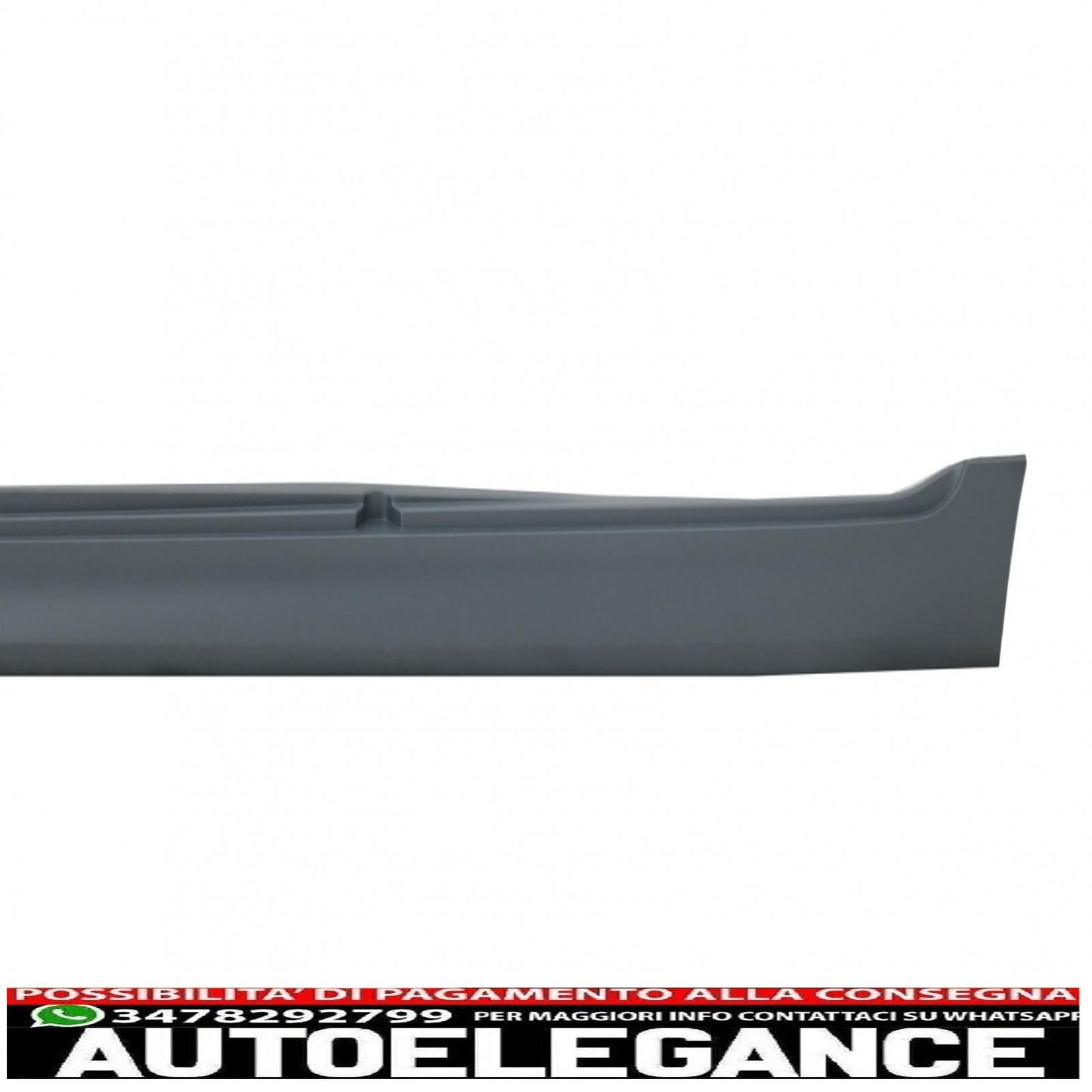 paraurti anteriore con minigonne laterali adatto per bmw f10 f11 serie 5 (2011-2014) design m-technik senza fendinebbia