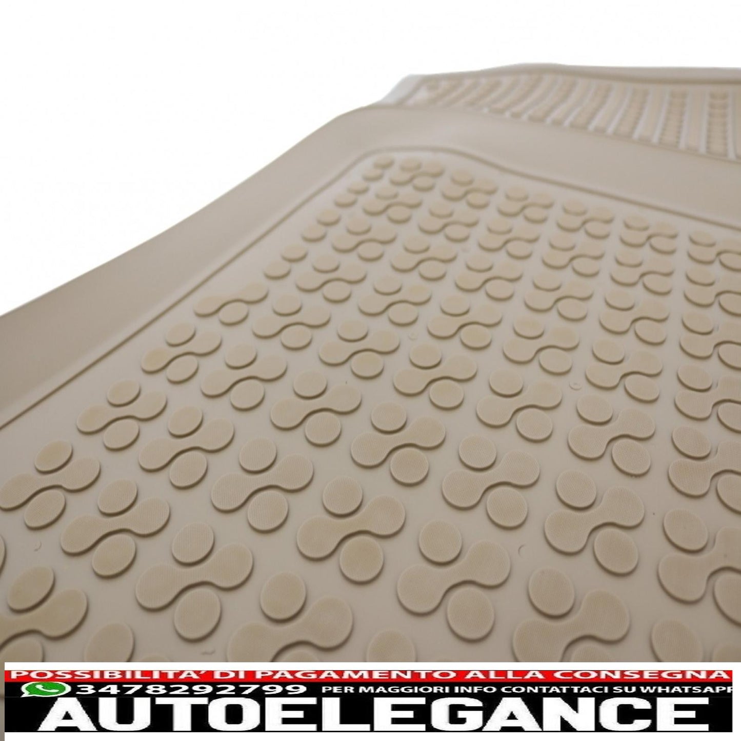 Beige rubber mat suitable for bmw x1 e84 2009-2015