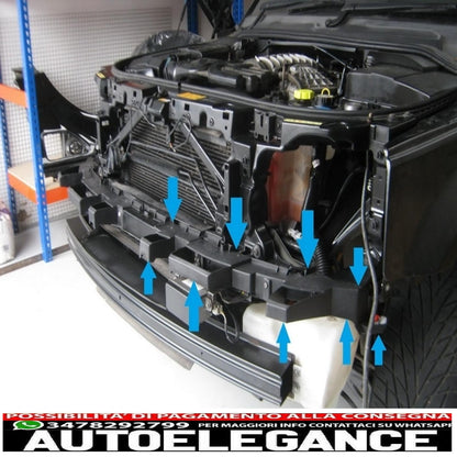 Pannello di supporto interno paraurti anteriore fari led drl staffa adatto per Land Range Rover Sport L320 (2005-2013)