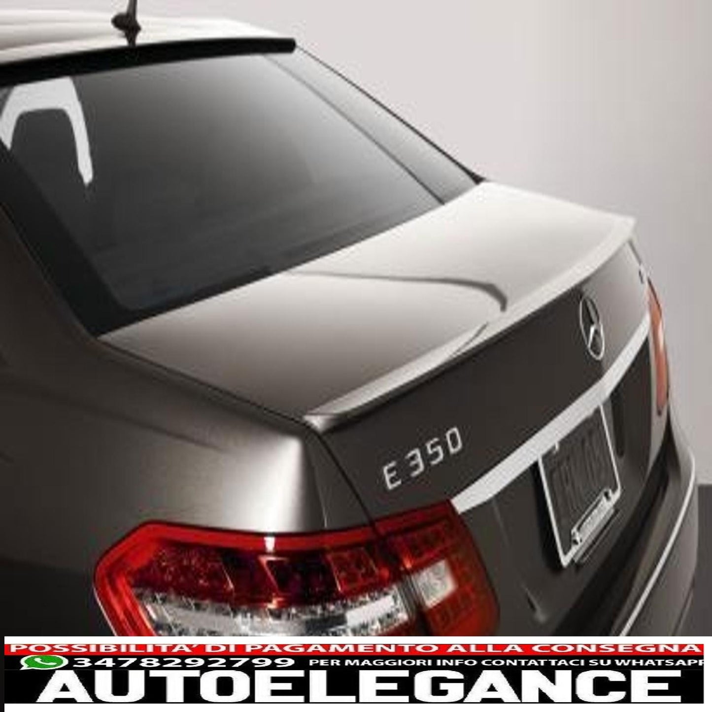 roof spoiler suitable for mercedes e-class limousine w212 (2009-2016). 