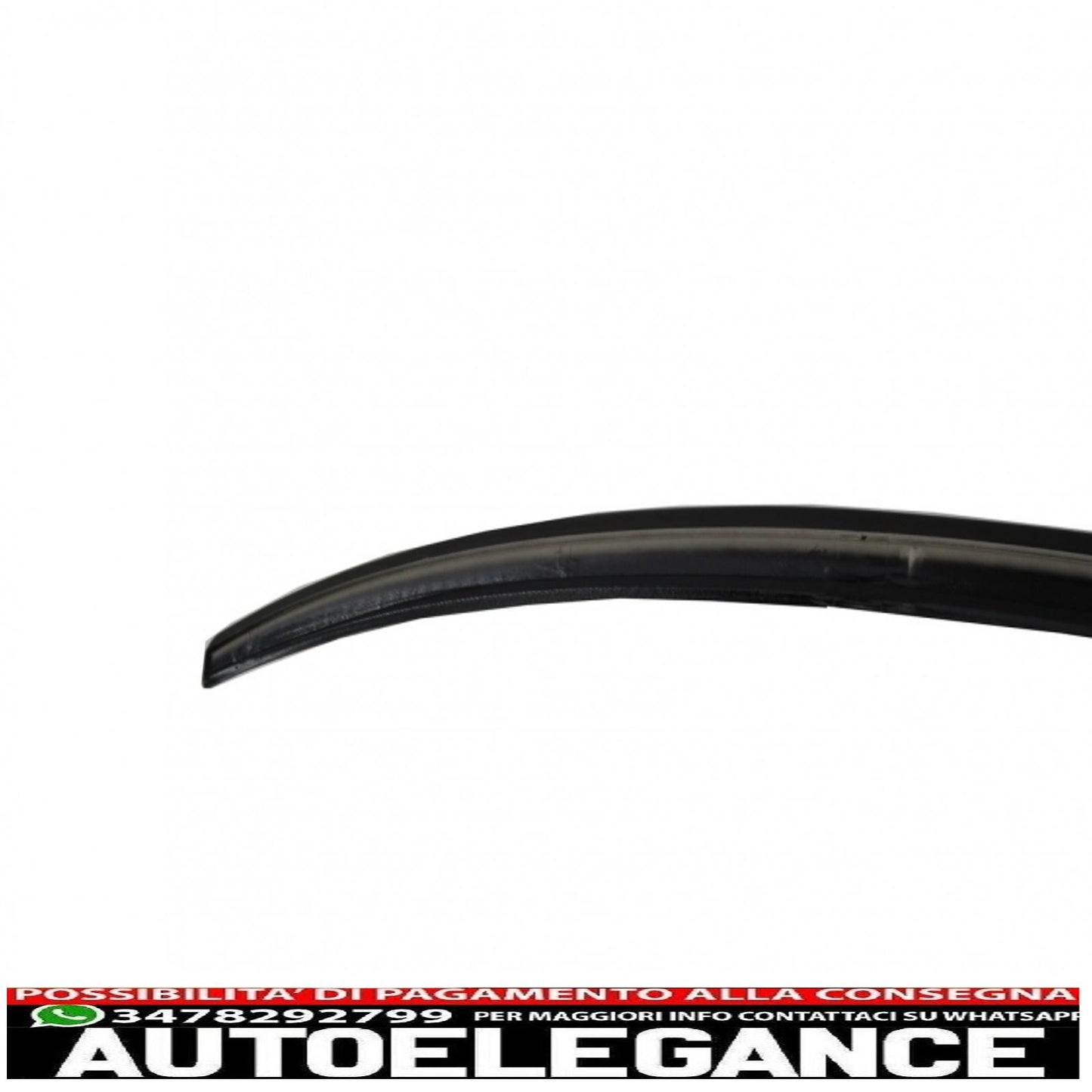 trunk spoiler suitable for audi a3 8v sedan (2013-up) piano black