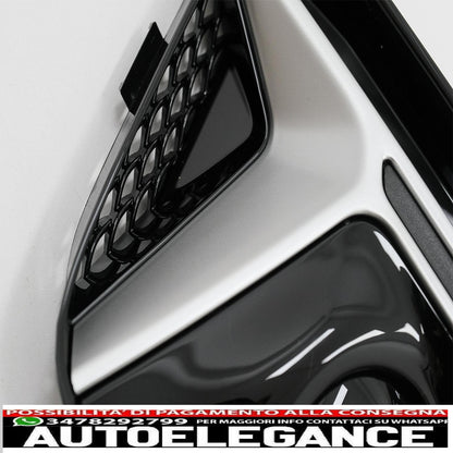 lower grill bumper covers ACC side grills suitable for audi a4 b9 sedan avant (2016-2018) rs4 design silver edition