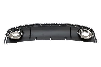 Suggerimenti scarico diffusore Bumber Valance per Audi A4 B8 B8.5 2012-2015 RS4 design-mostra il titolo originaleTesto originaleBumber Valance Diffuser Exhaust Tips For  Audi A4 B8 B8.5 2012-2015 RS4 Design