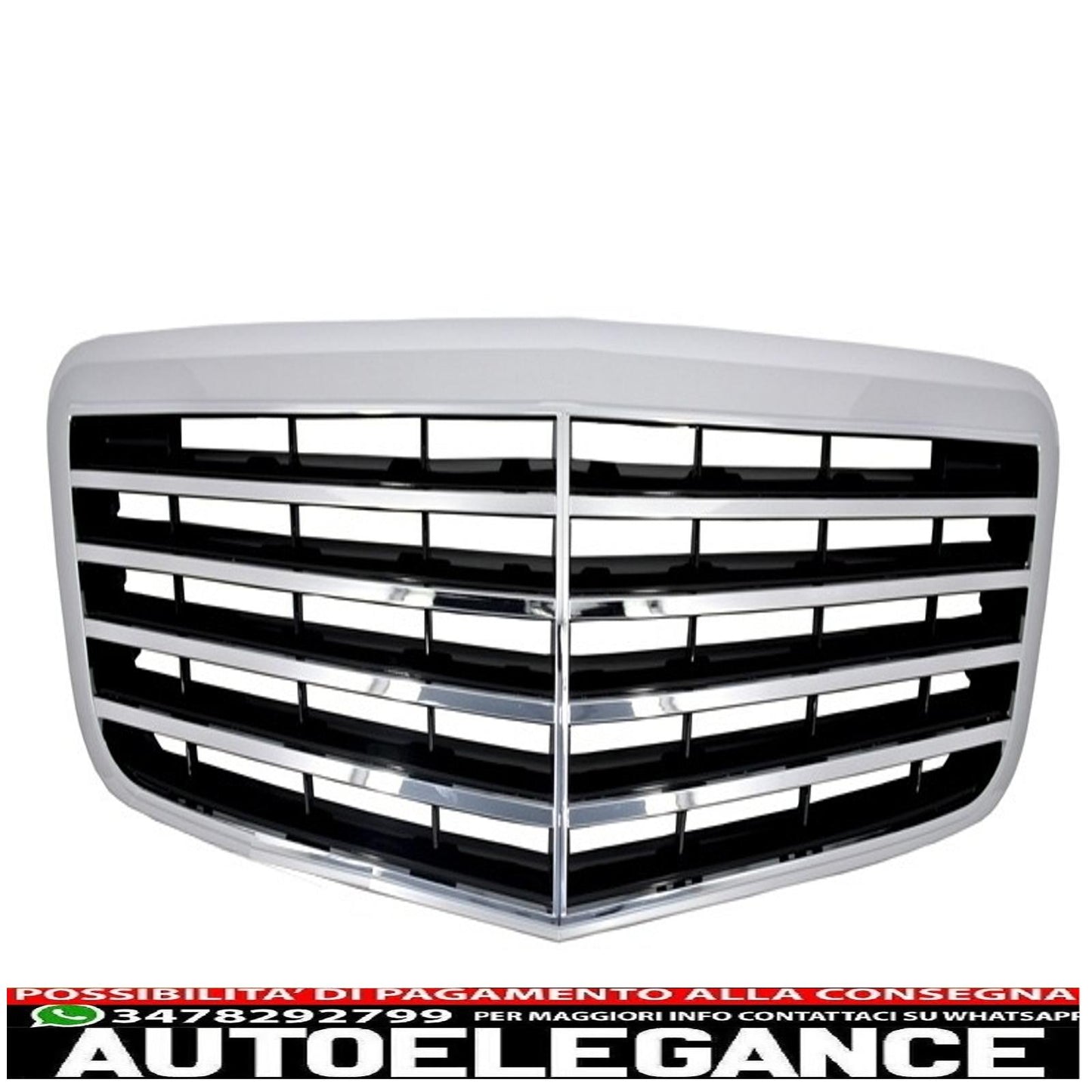 body kit suitable for mercedes e-class w211 (2002-2009) with e63 design central grille 