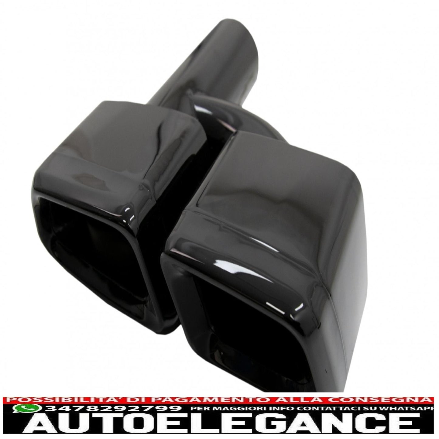 exhaust muffler tips tail pipes fit for mercedes w221 w164 w166 w212 w218 s class e class cls ml s63 e63 black edition 