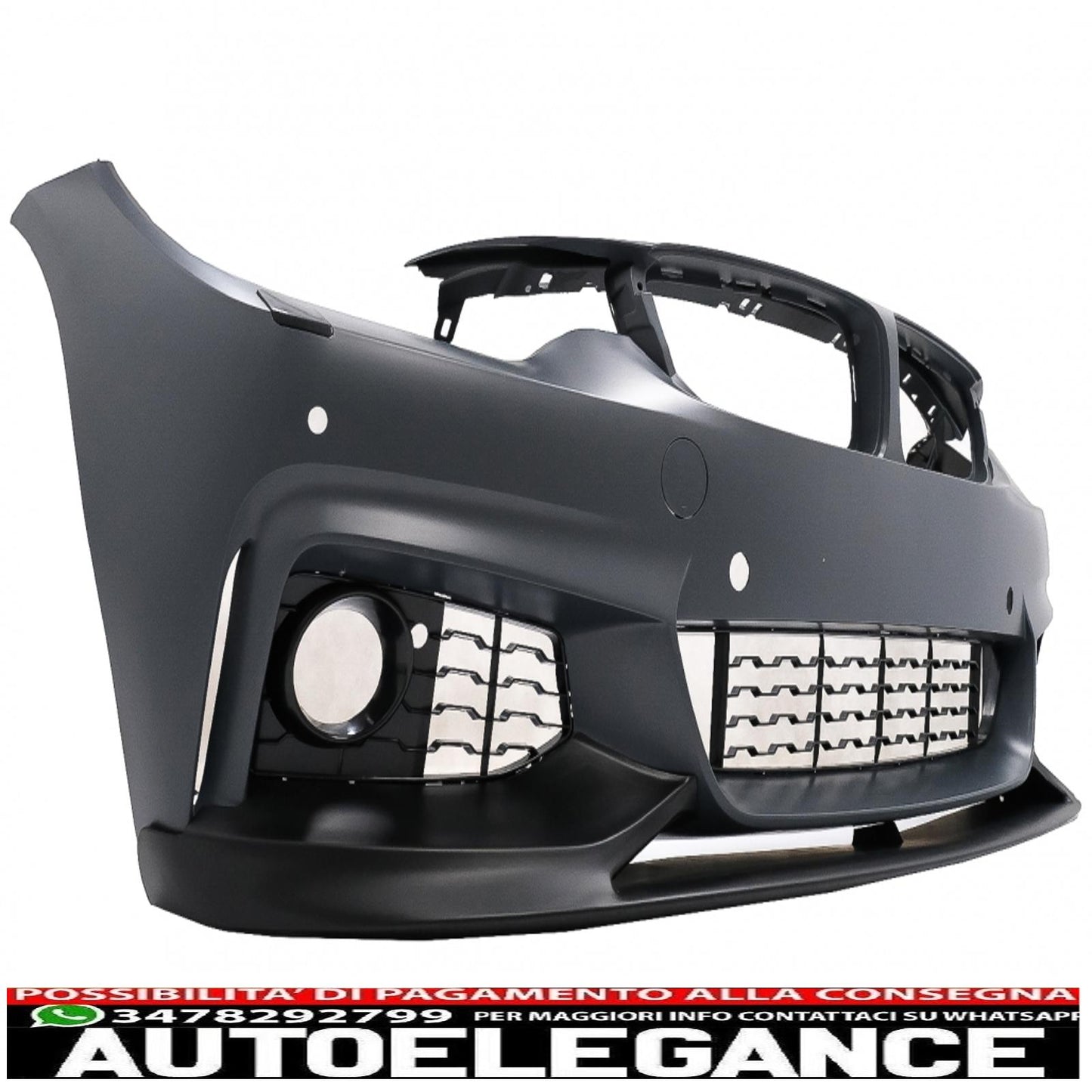 complete body kit suitable for bmw 4 series f36 gran coupe (2013-2019) m performance design double single exit black 