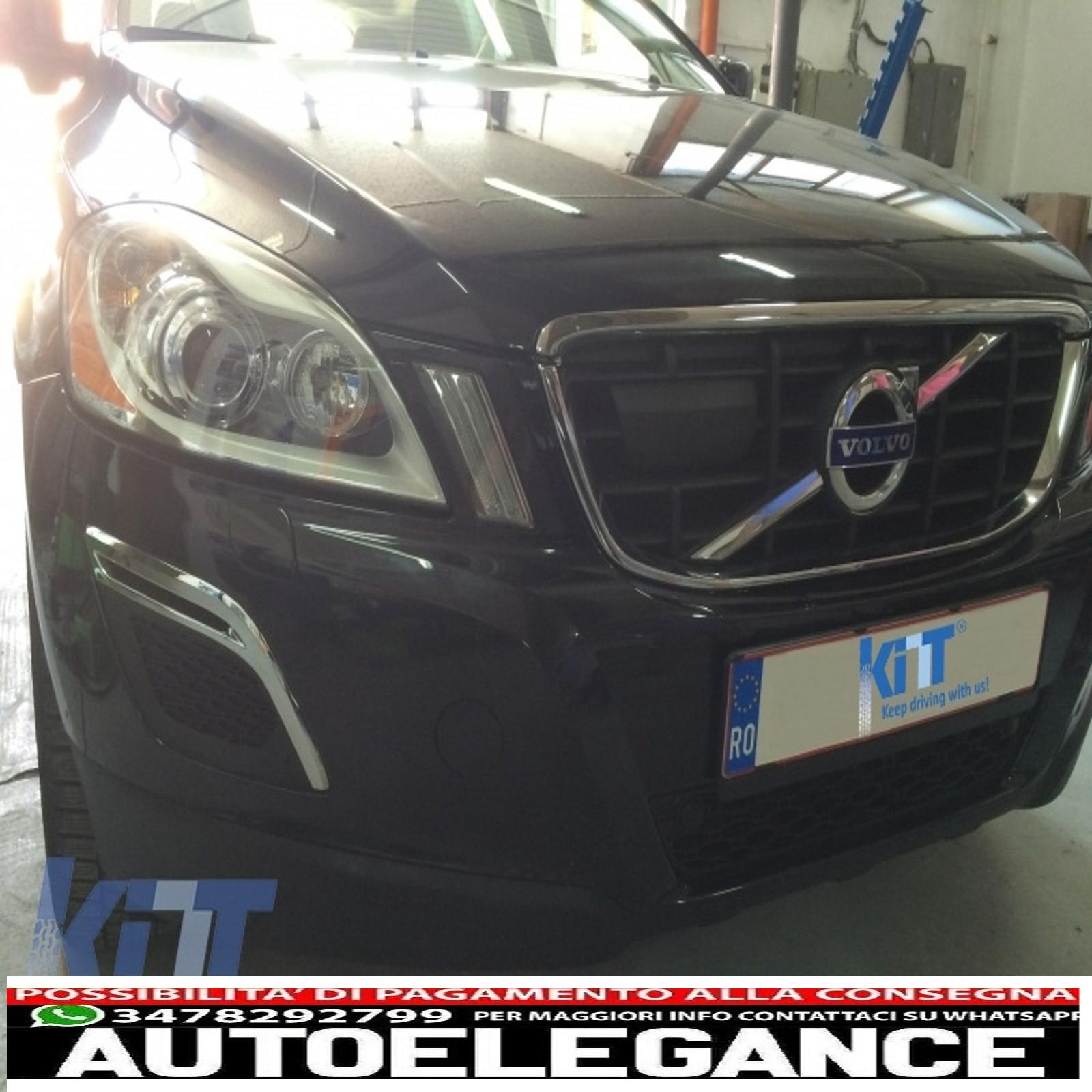 coperture dei condotti dell'aria dei fendinebbia design r adatti per volvo xc60 (2010-2013) AUTOELEGANCERICAMBI