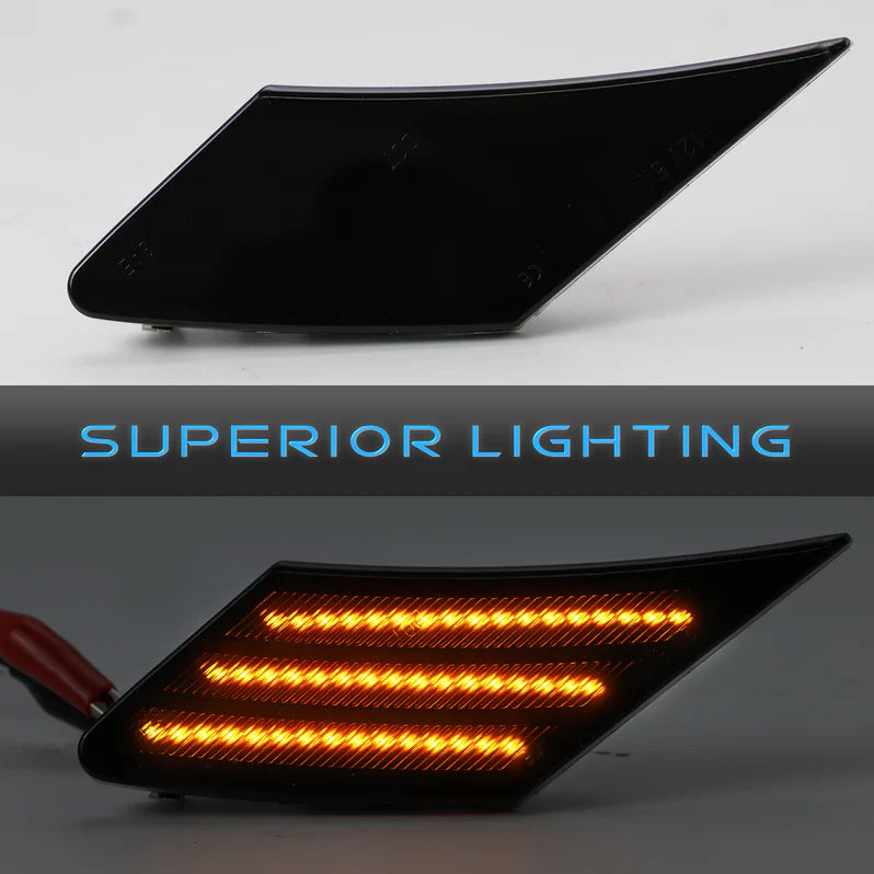 Luci di posizione laterali a LED adatte per Subaru BRZ Scion FRS Toyota GT86 2012-2020 con luci diurne color ambra (non indicatori di direzione)