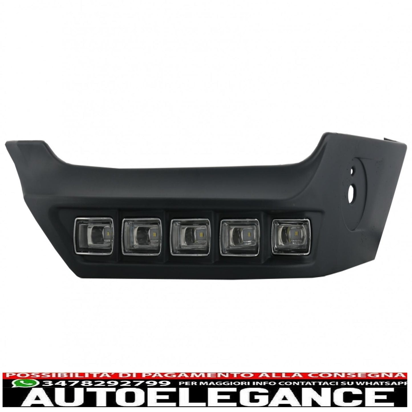 Pacchetto protezione sottoscocca per fuoristrada con piastra paramotore con luci drl adatto per mercedes classe G w463 (1989-2017)