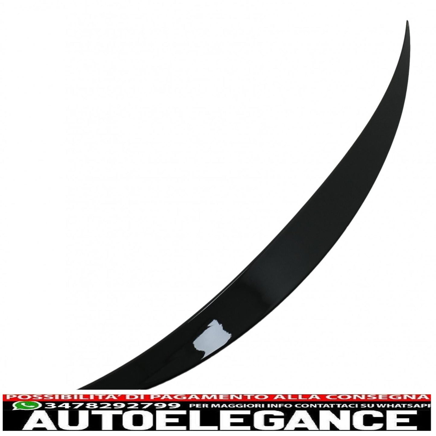 Boot Spoiler Suitable for Mercedes C-Class W206 Limousine (2021 onwards) Piano Black 
