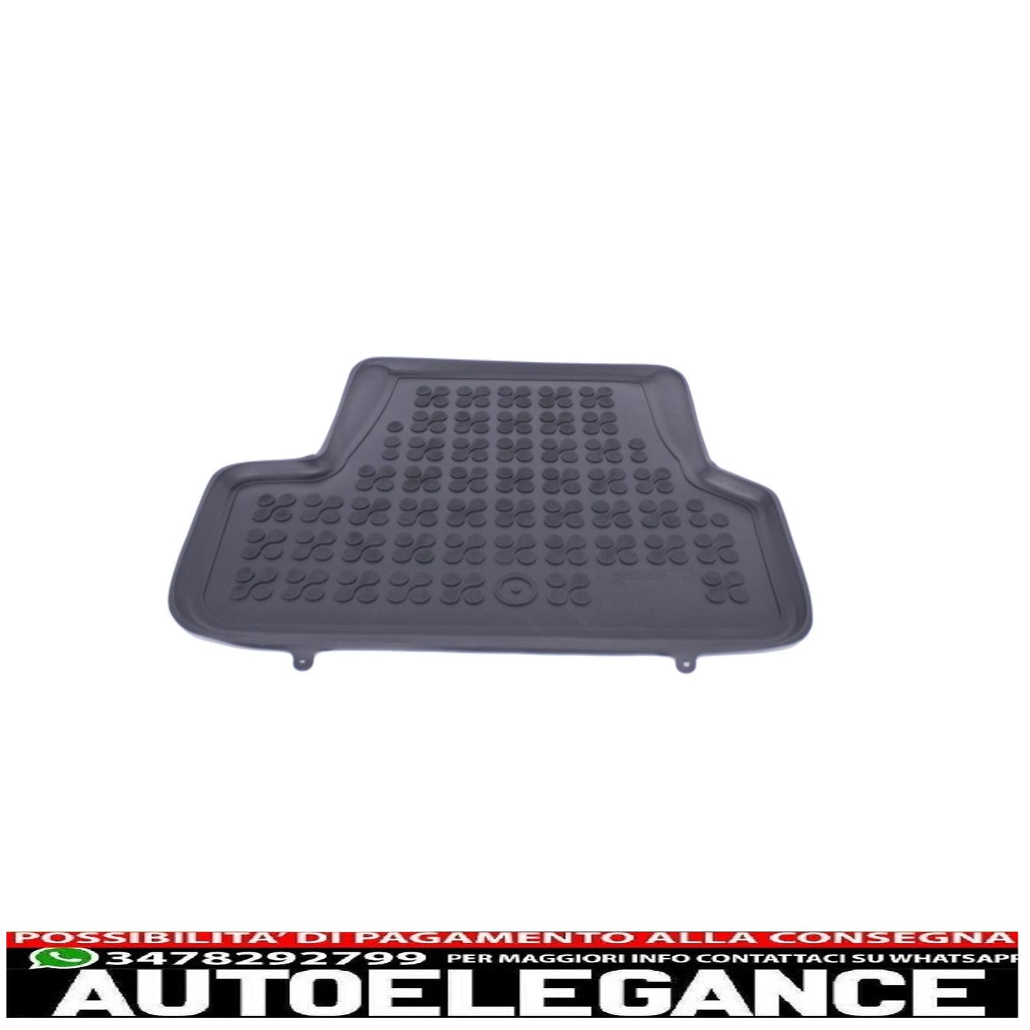 Rubber mat suitable for peugeot 308 2013+ black