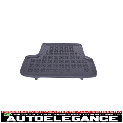 Rubber mat suitable for peugeot 308 2013+ black