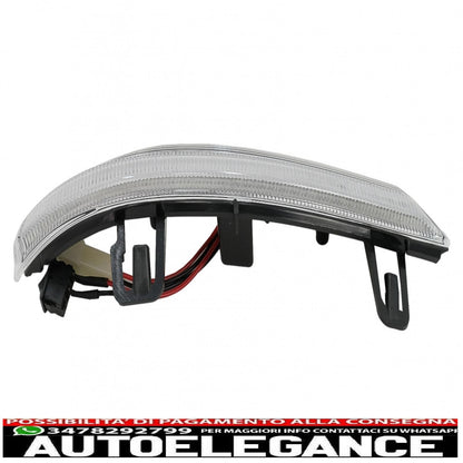 Dynamic LED mirror turn signal suitable for vw golf 5 golf 6 golf plus variant (2005-2014) jetta (2005-2011) passat b6 3c sharan (2003-2010) skoda superb (2002-2008) smoke 