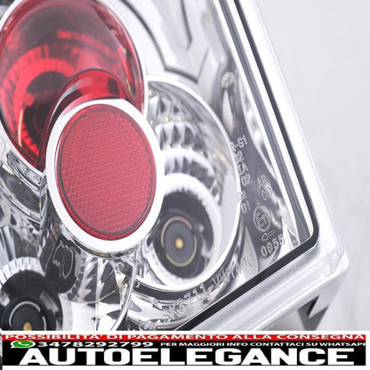 rear lights suitable for vw t4 transporter caravelle multivan (1990-03.2003) chrome
