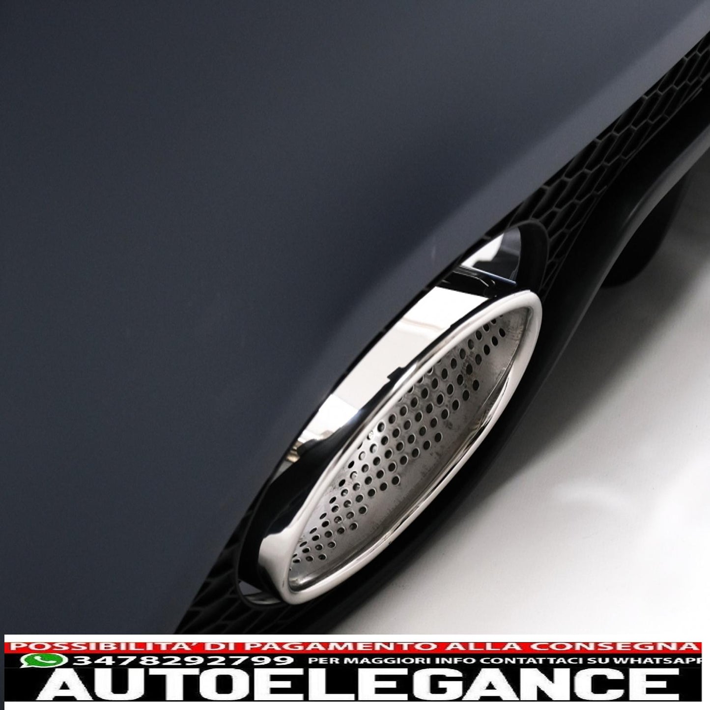 Rear bumper suitable for audi a5 s5 8t coupe cabrio (2007-2015) rs5 design