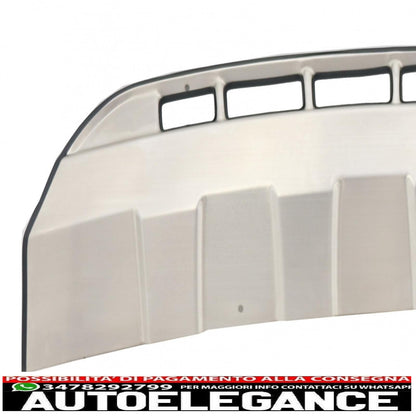 Off road bumper skid plates suitable for vw touareg 7p mk2 (2010-2014) stainless steel 