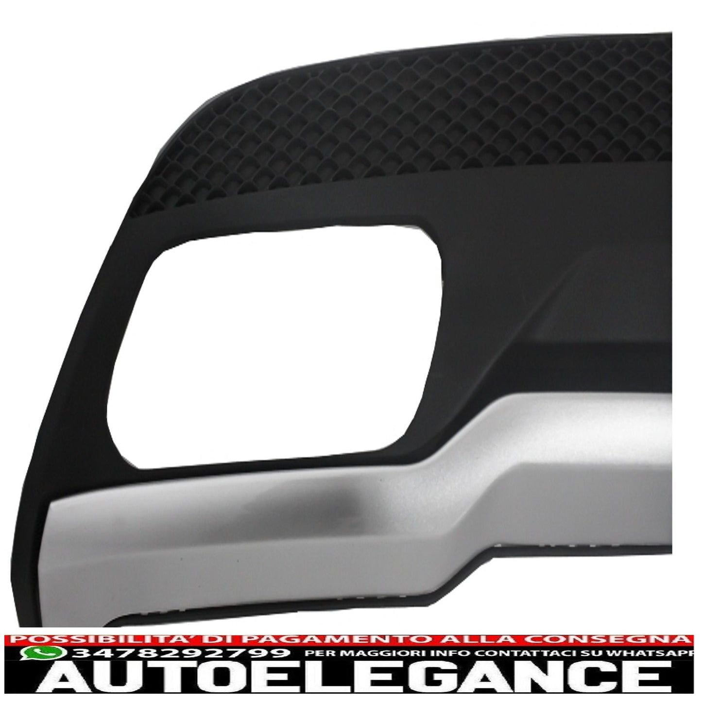 pacchetto diffusore posteriore e terminali di scarico con splitter anteriori e alette aerodinamiche adatto per mercedes classe A w176 (2015-2018) pacchetto sport