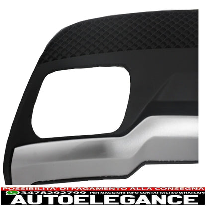 pacchetto diffusore posteriore e terminali di scarico con splitter anteriori e alette aerodinamiche adatto per mercedes classe A w176 (2015-2018) pacchetto sport