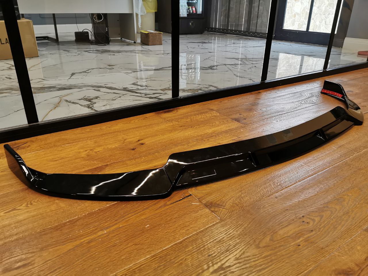 SPLITTER SUITABLE FOR MERCEDES C CLASS W205 2019-2021 AMG LOOK BRABUS GLOSSY BLACK