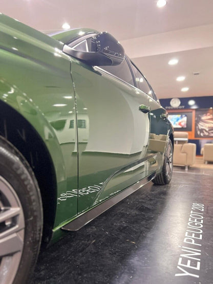 SKIRTS SUITABLE FOR PEUGEOT 308 III 2021+ 5 DOORS GLOSSY BLACK