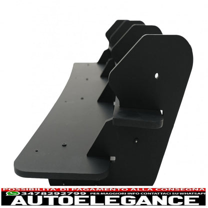 Splitter estensione paraurti posteriore per diffusore adatto a vw golf 7.5 facelift r (2017-2020)