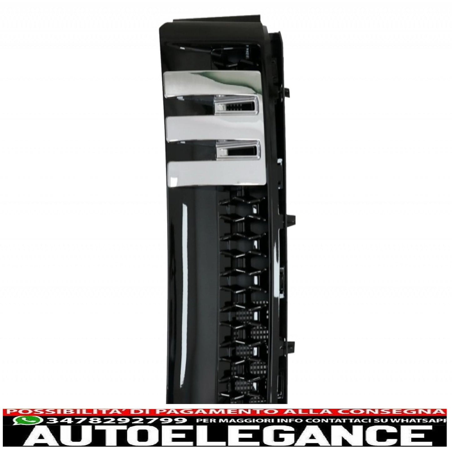 griglia centrale con prese d'aria laterali adatta per land rover vogue iii l322 (2010-2012) all black autobiography supercharged edition