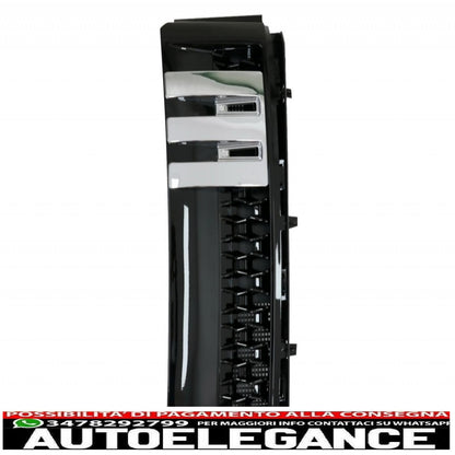 griglia centrale con prese d'aria laterali adatta per land rover vogue iii l322 (2010-2012) all black autobiography supercharged edition