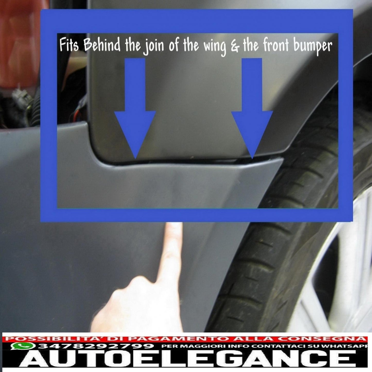 Staffe di montaggio per parafanghi anteriori adatte per Range Rover Sport L320 (2010-2013) Facelift
