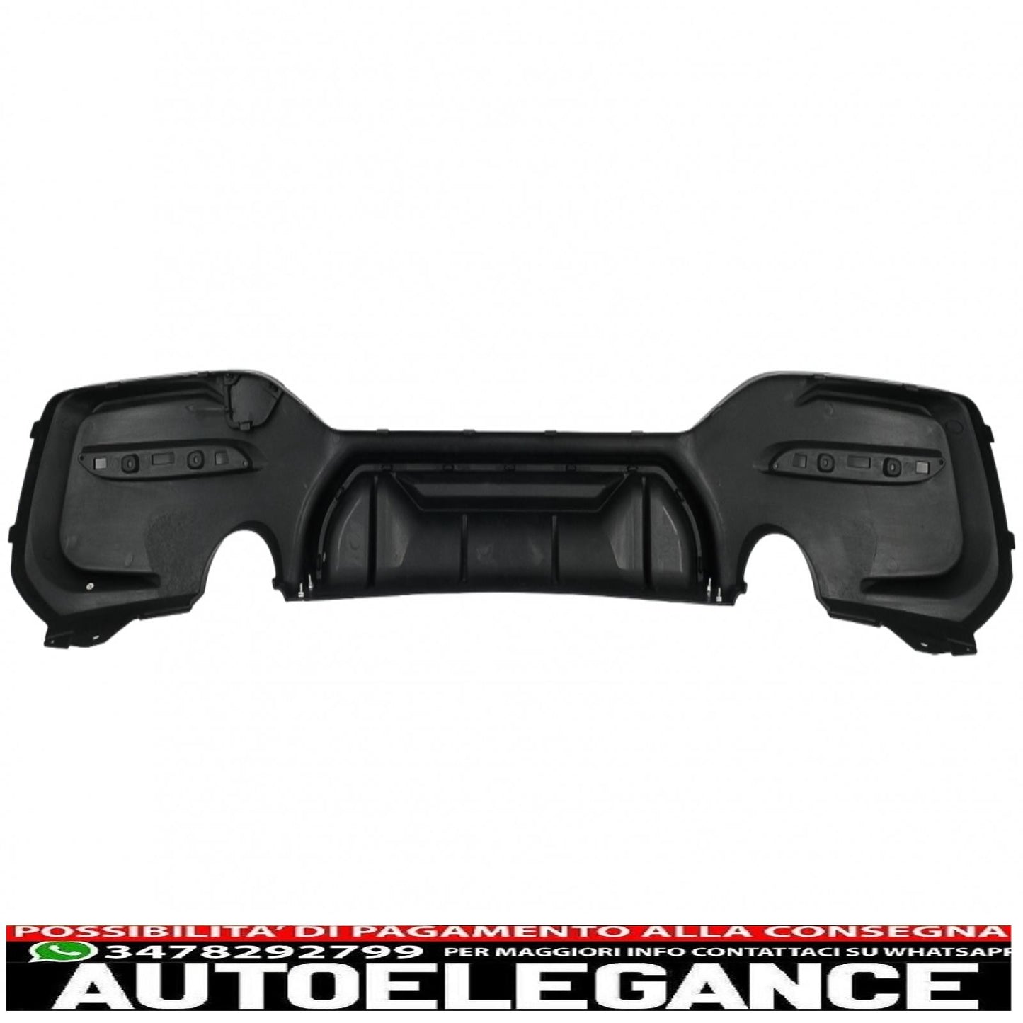 spoiler paraurti posteriore mantovana diffusore doppia uscita singola adatto per bmw serie 1 f20 f21 lci (2015-2019) pianoforte nero design da competizione