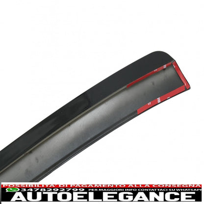 trunk spoiler suitable for mercedes e class w212 (2009-2016) restyling piano black design