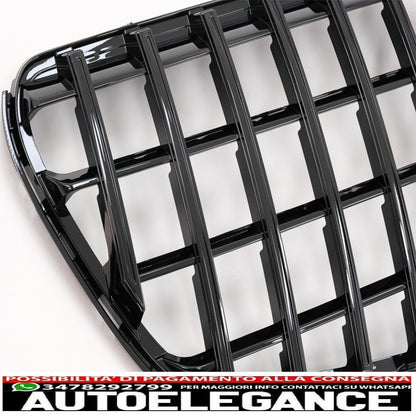 central grille suitable for mercedes v class w447 facelift (2020 onwards) gt r design panamericana black 