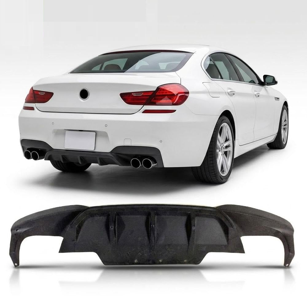 👉Diffusore posteriore nero opaco adatto per BMW Serie 6 F06 F12 F13 2011-2017👈