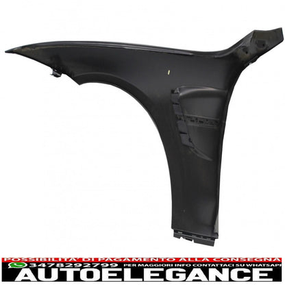 front fenders suitable for bmw 4 series f32 f33 f36 (2013-02.2017) coupe cabrio gran coupe m4 design black intake 