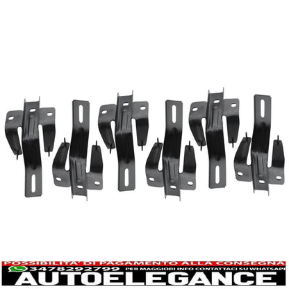 Pedane laterali adatte per Jeep Wrangler Rubicon JK (2007-2017) 4 porte design retrò