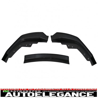 Front Bumper Spoiler Lip Fit For BMW 3 Series G20 Sedan G21 Touring (2018-2022) M Sport Piano Black 