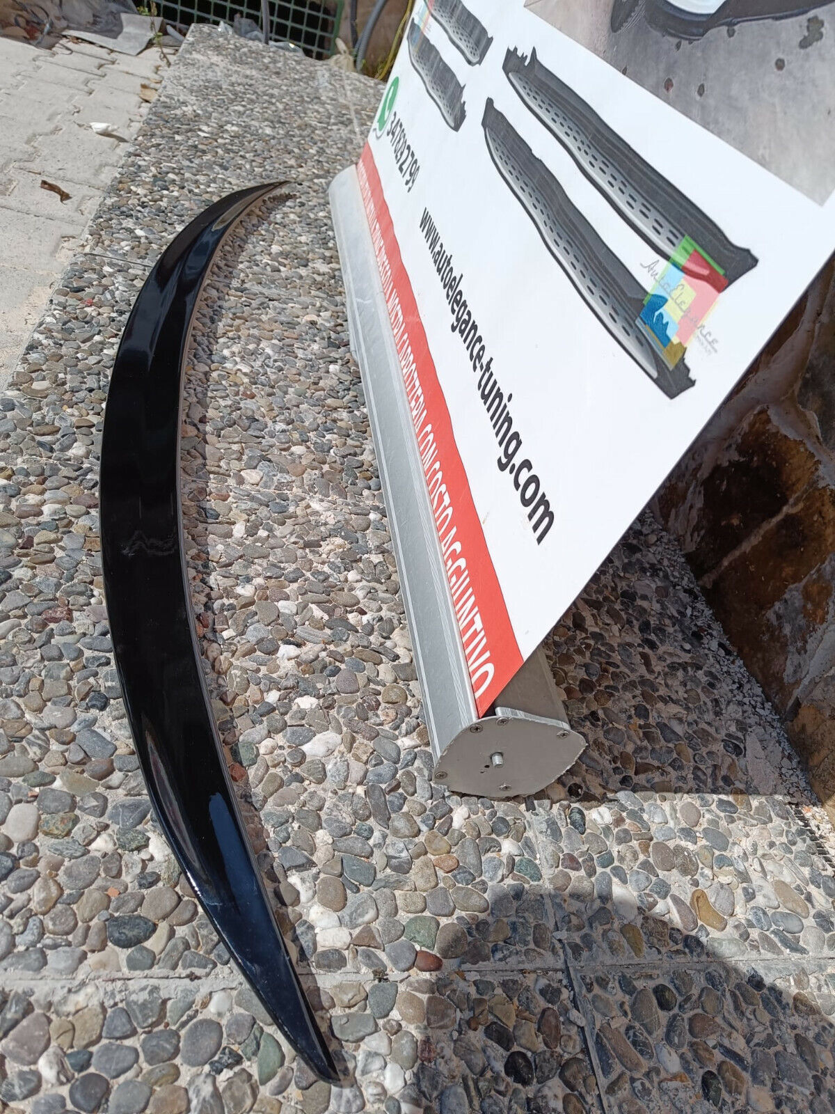 BOOT SPOILER SUITABLE FOR MERCEDES GLE C167 COUPE 2019+ AMG LOOK GLOSSY BLACK 