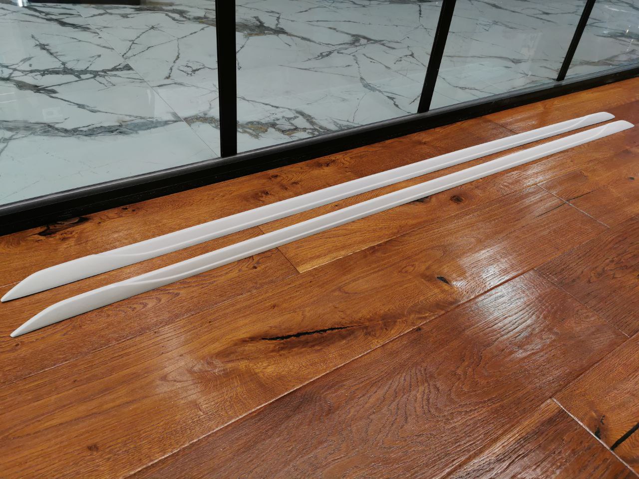 MINIGONNE LATERALI ADATTE PER AUDI A4 B9 8W AVANT BERLINA SLINE S4 LOOK GREZZO