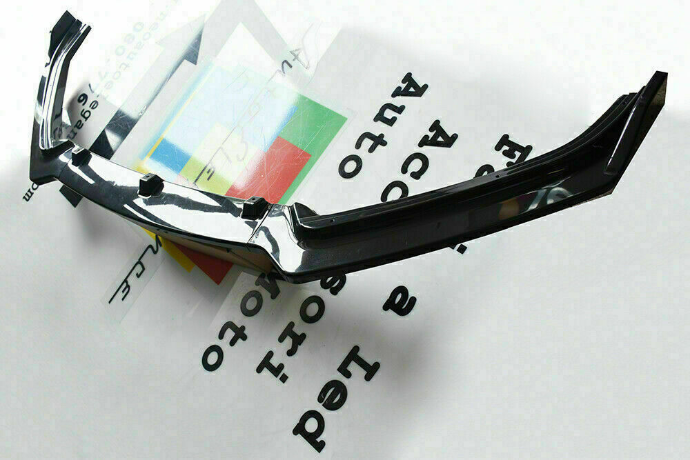 OPEL CORSA E LAMA SOTTO PARAURTI ANTERIORE IN ABS LOOK SPORTIVO NERO LUCIDO -