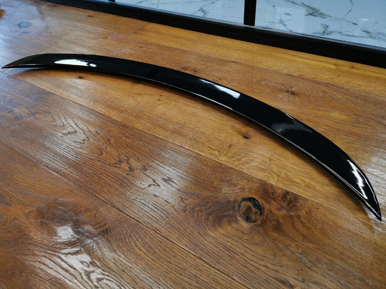 SPOILER POSTERIORE ADATTO PER MERCEDES GLC COUPE C253 2015+ LOOK NERO LUCIDO ABS