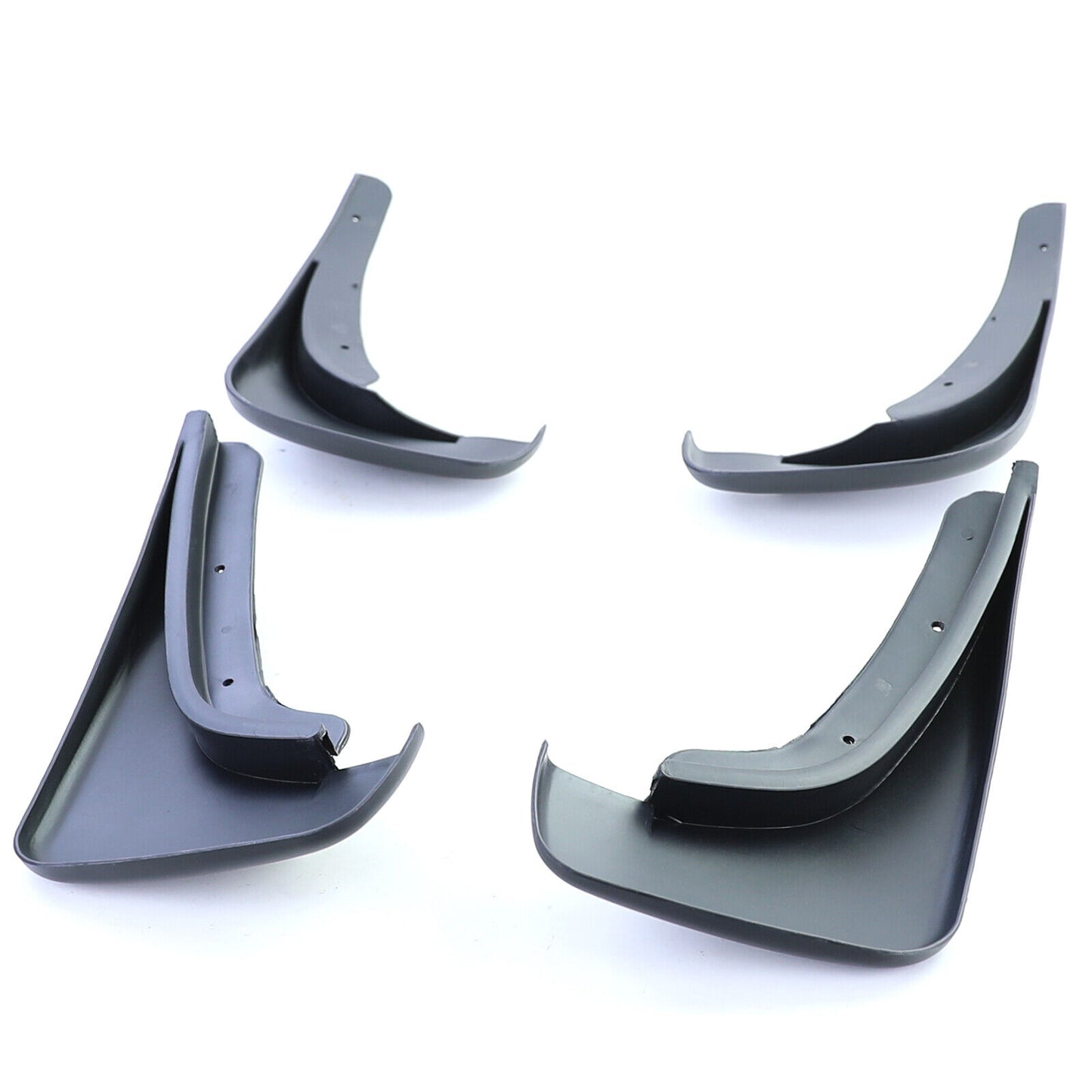 Front and rear mud flaps set black for VW Golf 5 Saloon Variant 03-09