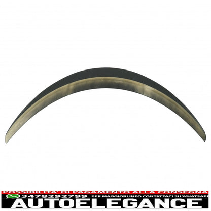 Boot Spoiler Suitable for Mercedes C-Class Coupe C205 (2014-up) Matt Black 