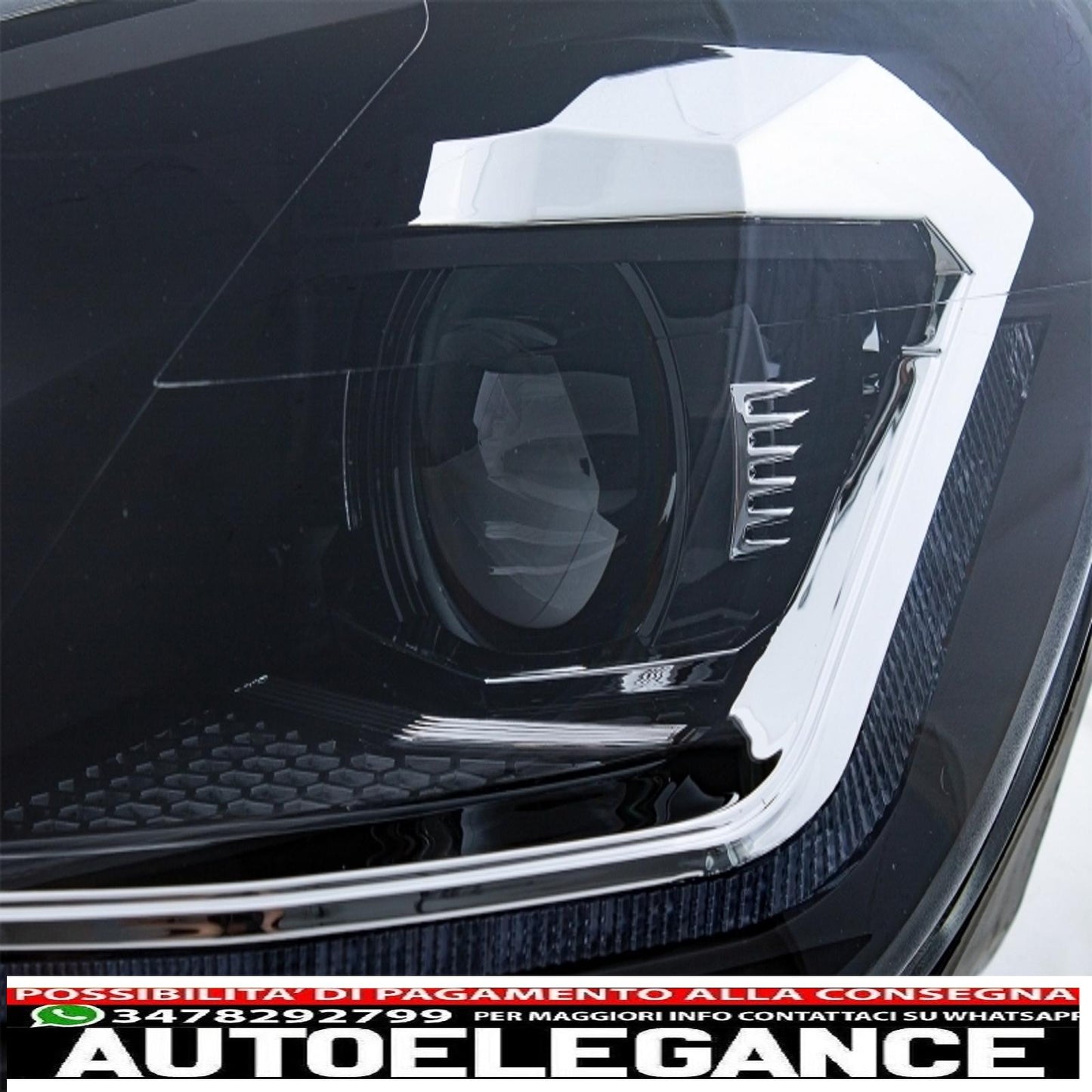 LED headlights and taillights suitable for vw golf 6 vi (2008-2013) with facelift g7.5 silver look dynamic and smooth sequential cornering lights with left hand drive